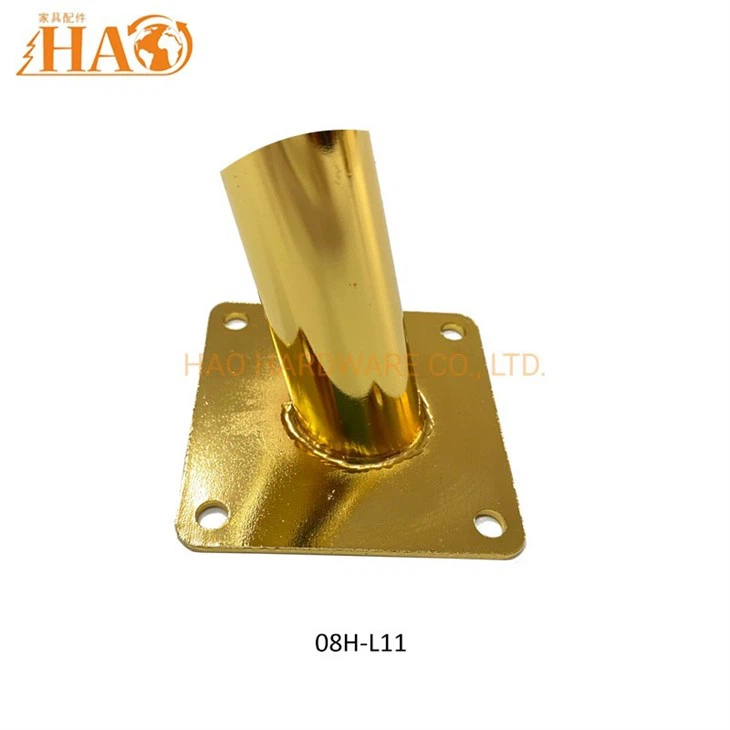 Sofa Leg Brassed Plated Gold Color